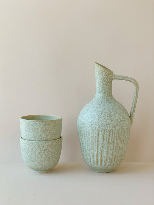 OOAK Pitcher and Cup Set