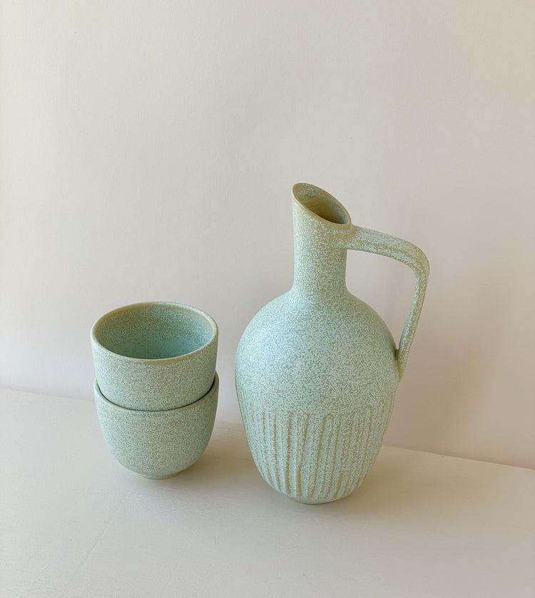 OOAK Pitcher and Cup Set