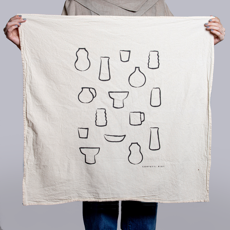 Paper & Clay x Confetti Riot - Dish Towel